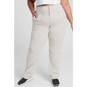 NEW Athleta  Trekkie Hike Pants Tan Birch Women's Plus Size 26